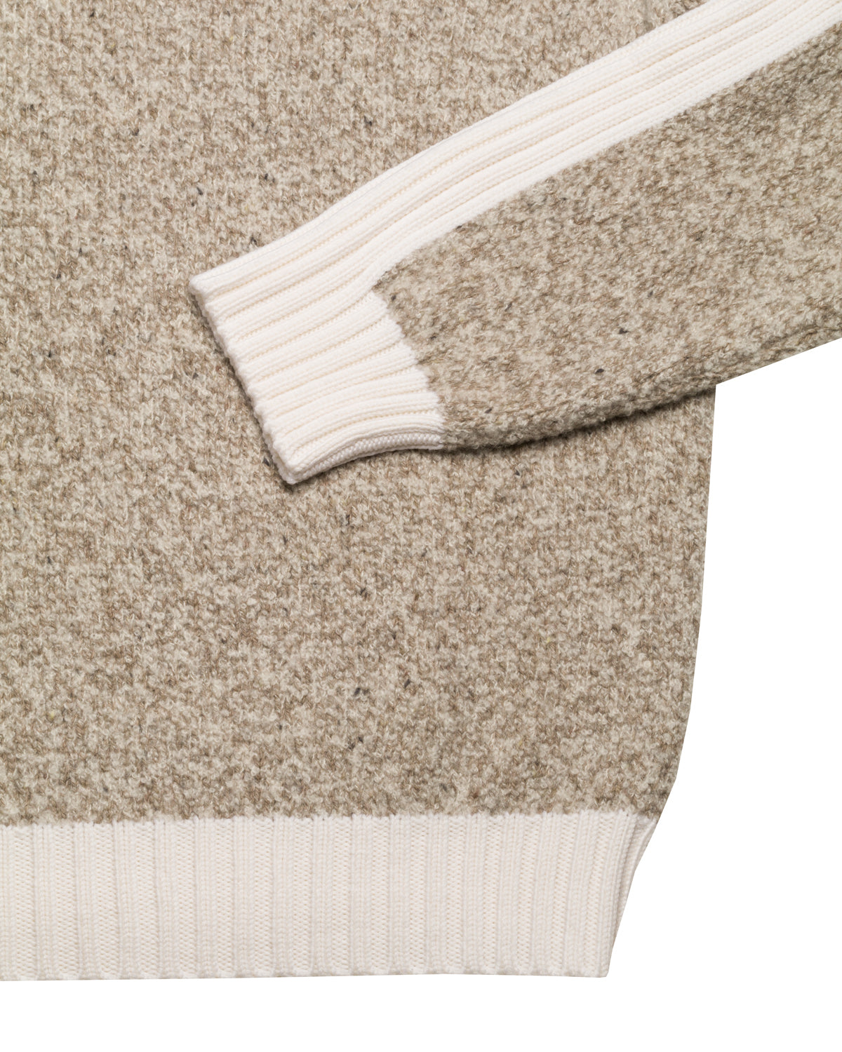 ZIP SWEATER, CASHMERE
