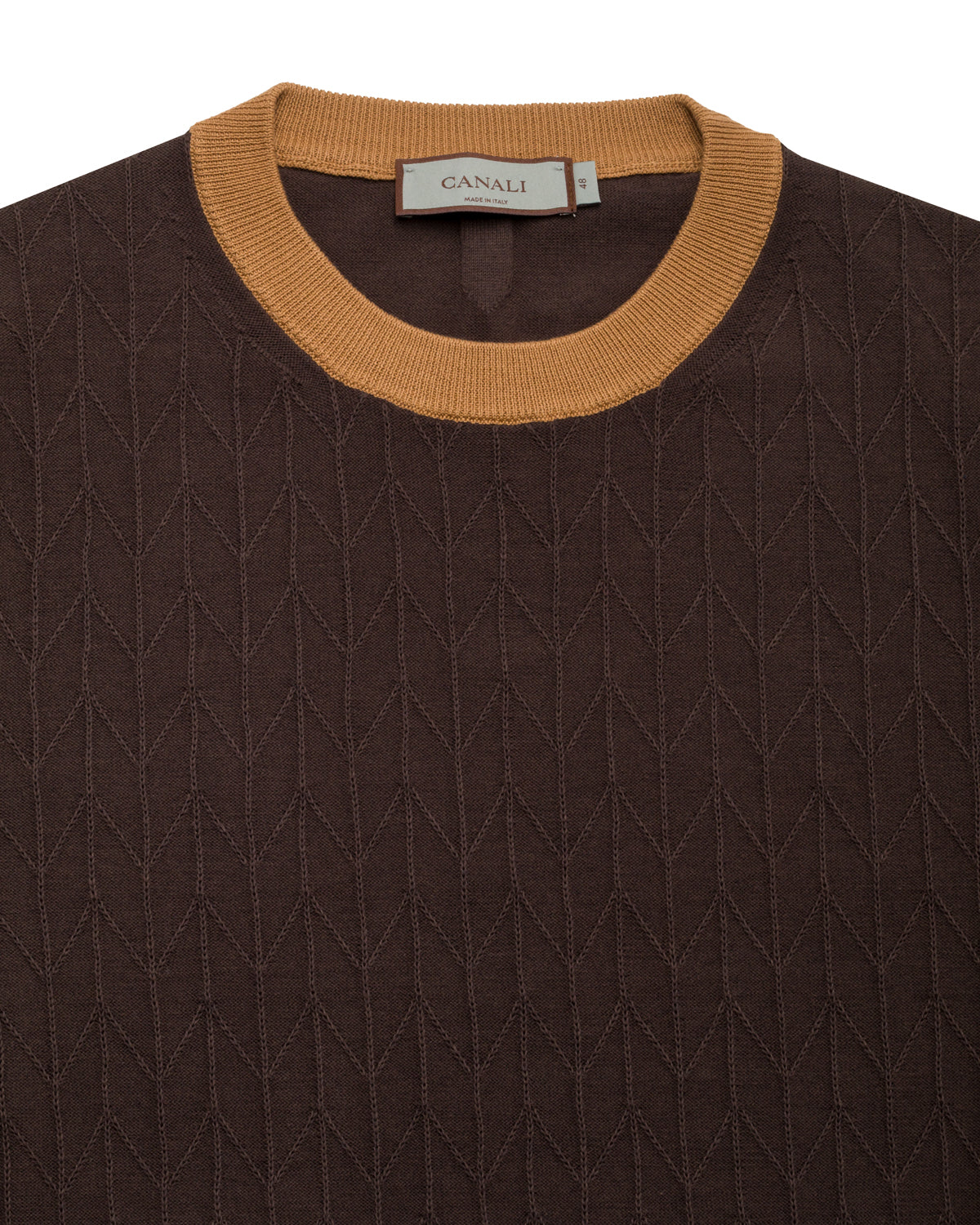 Cotton Silk Knit T-Shirt