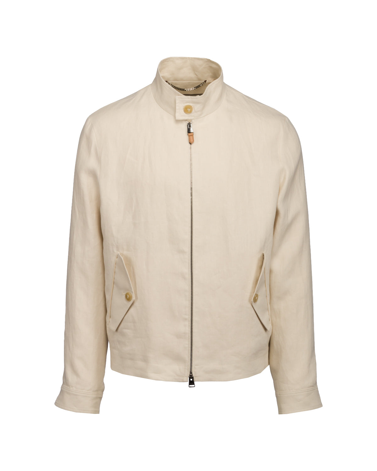 Linen Jacket with Zip