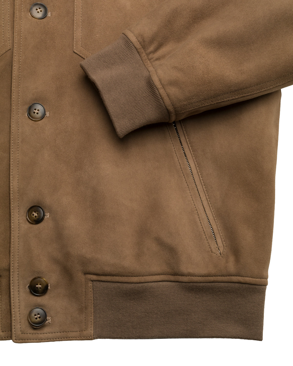 Goat Suede Leather Jacket