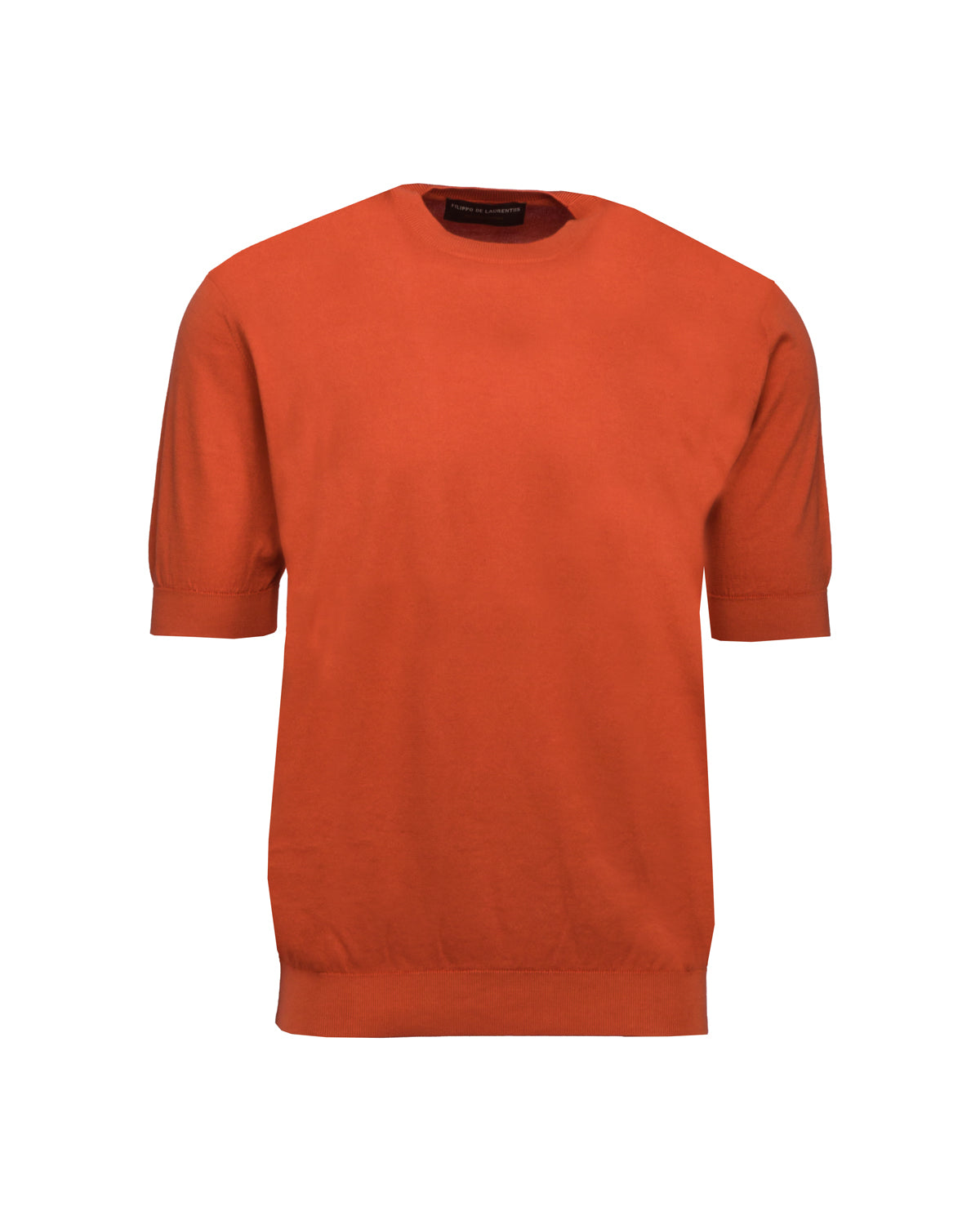 Cotton Knit T-Shirt Crew Neck