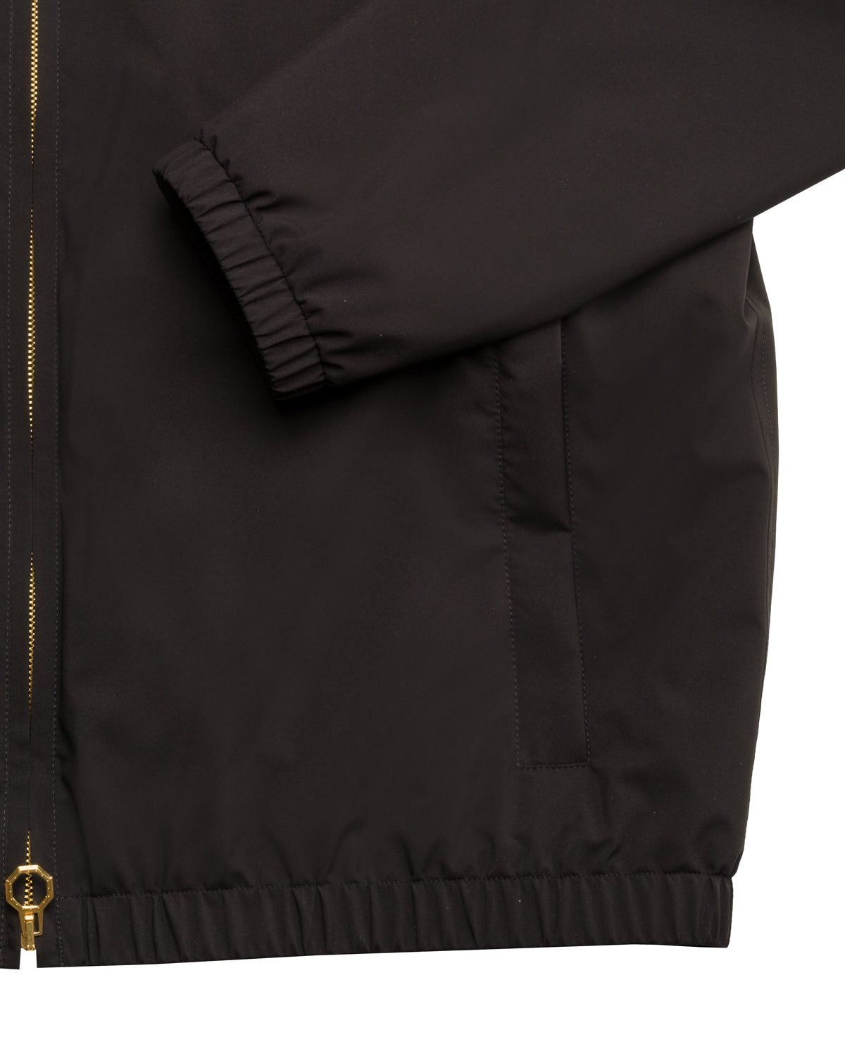 Polyester Blouson Jacket Stand Collar