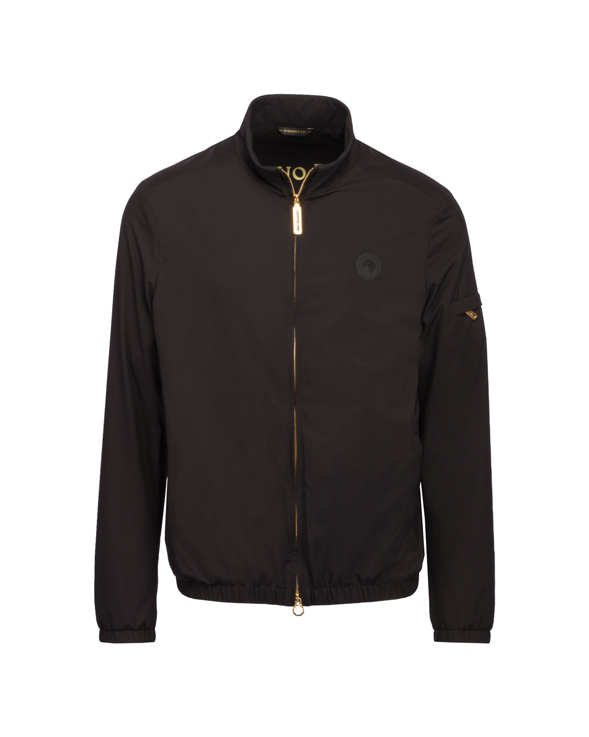 Polyester Blouson Jacket Stand Collar