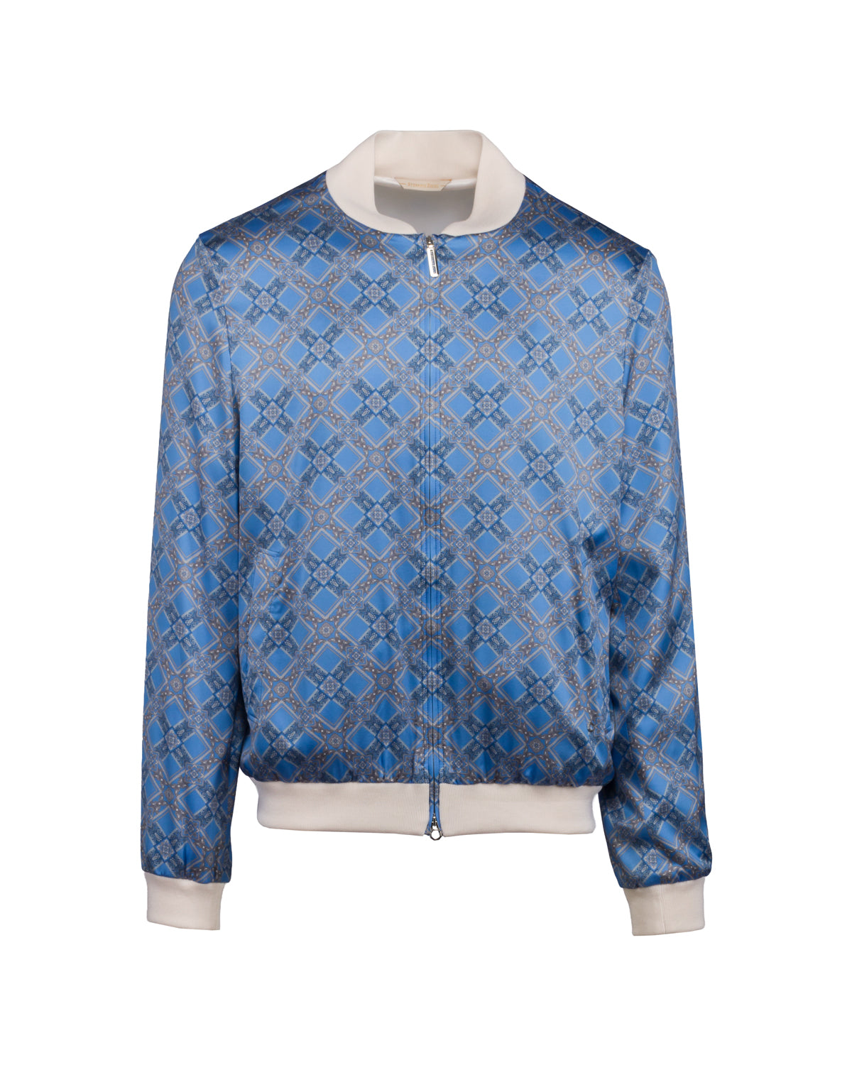 Silk Bomber Jacket Pattern Stretch