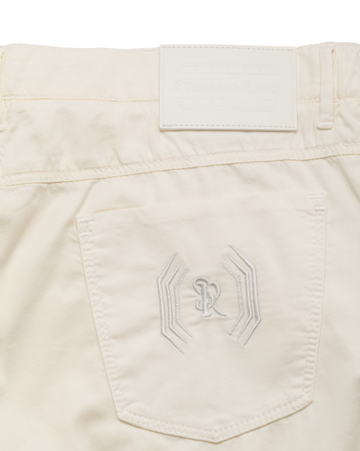 Cotton Silk Trousers Stretch