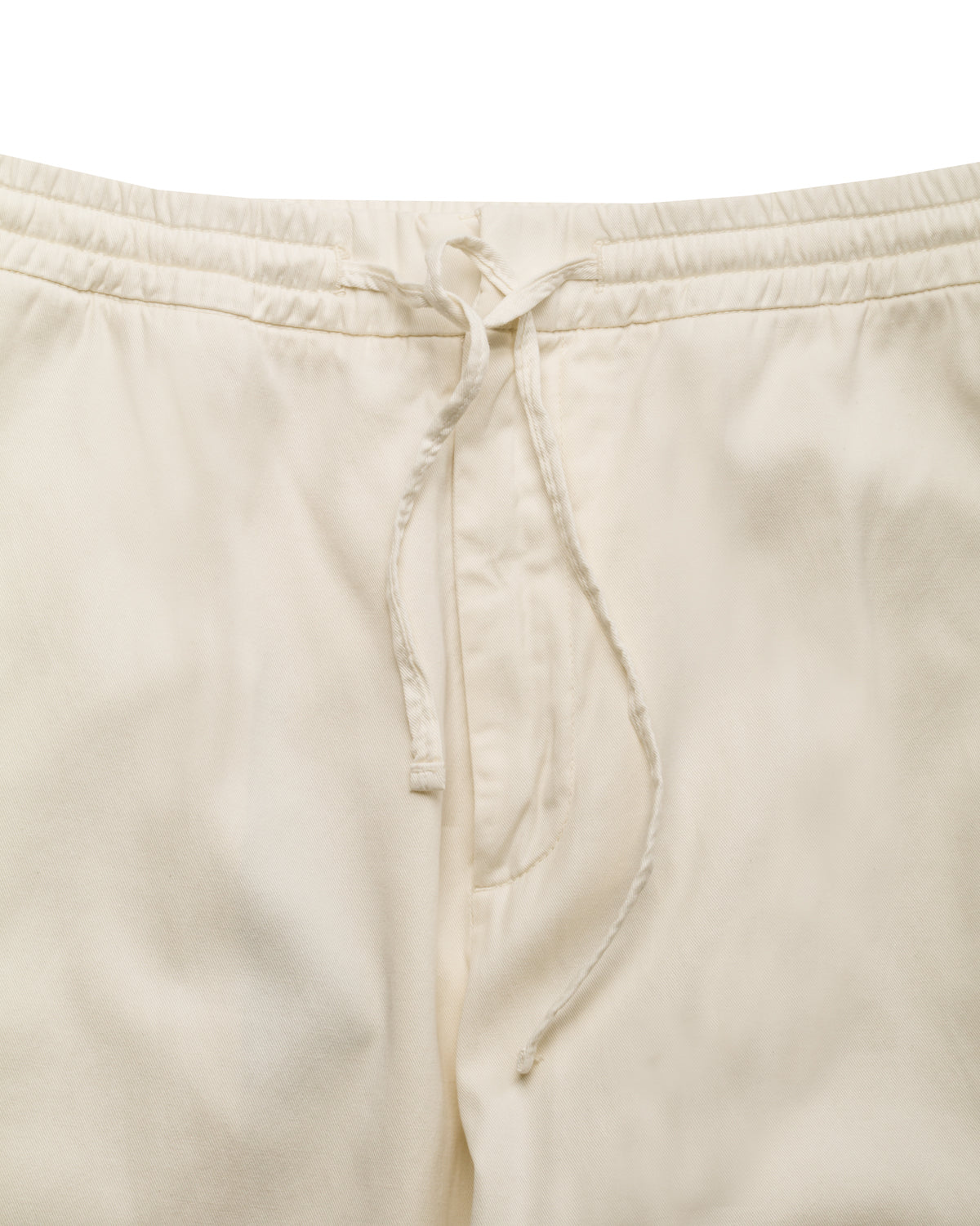 Drawstring Trousers Lyocell Cotton Stretch