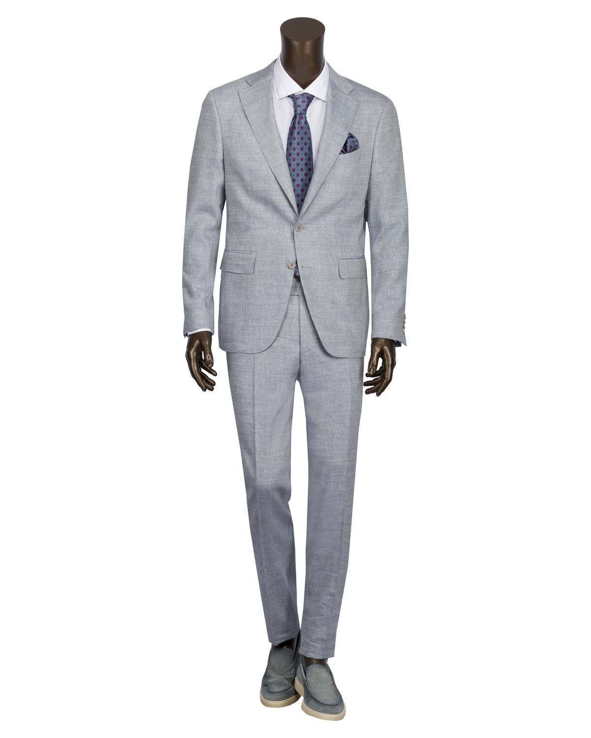 Linen Wool Suit Slim Fit