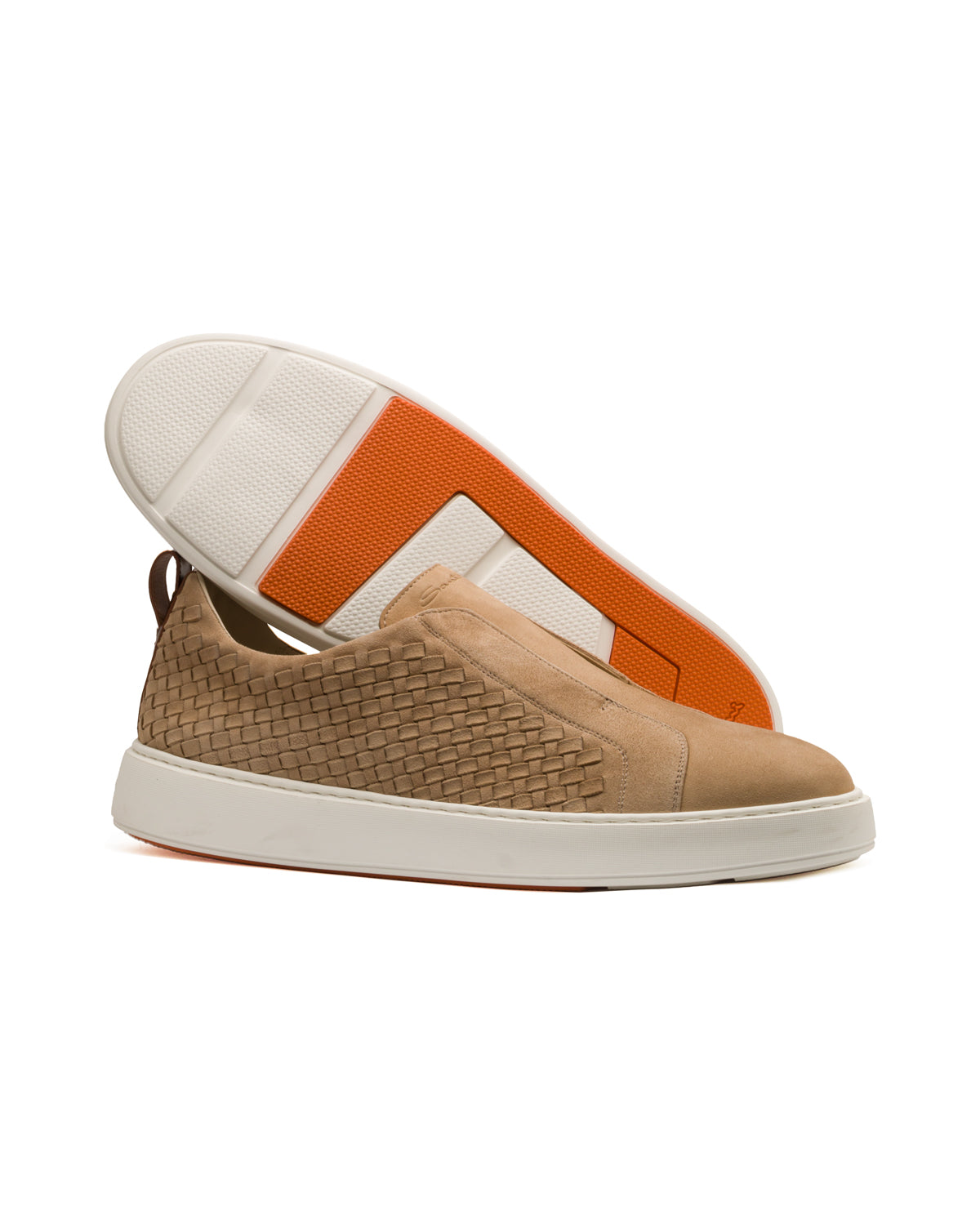 Suede Woven Sneakers