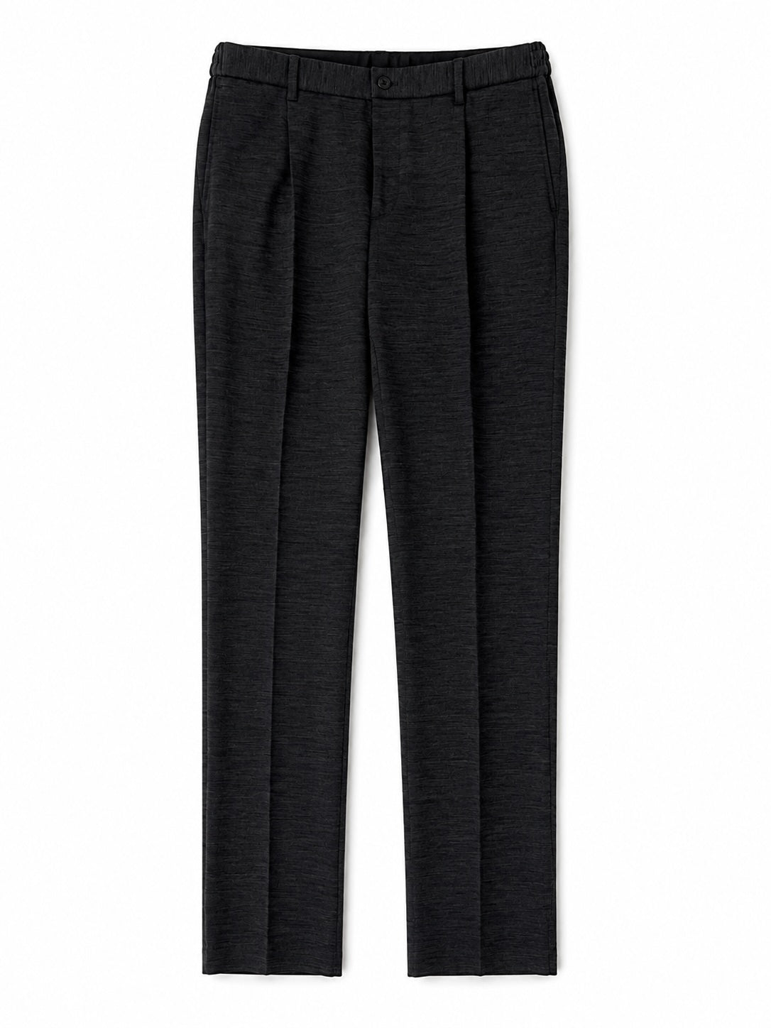 Wool Cashmere Trousers in Black