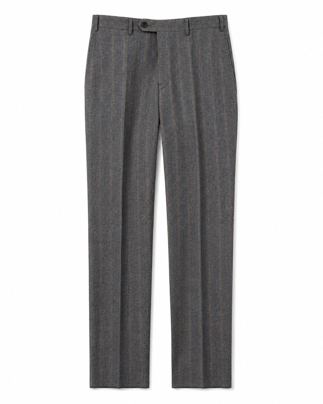 Grey Pinstripe Wool Suit