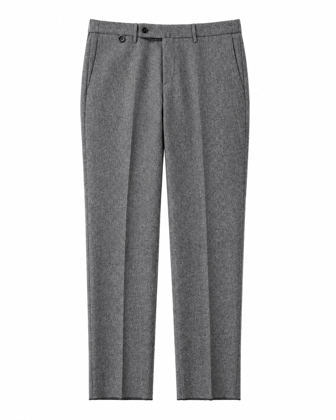 Grey Virgin Wool-Cashmere Trousers