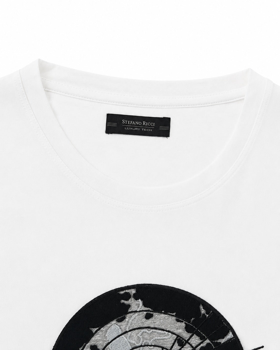 Cotton Modal T-Shirt with Graphic Motif