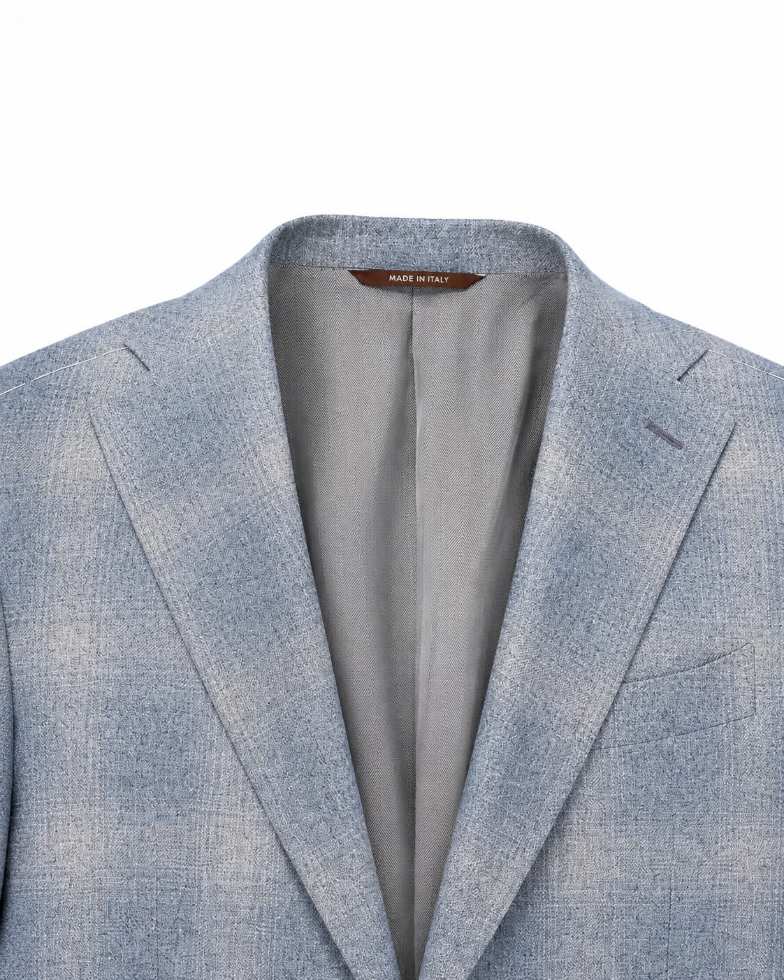 Seiden-Kaschmir-Blazer mit Karomuster