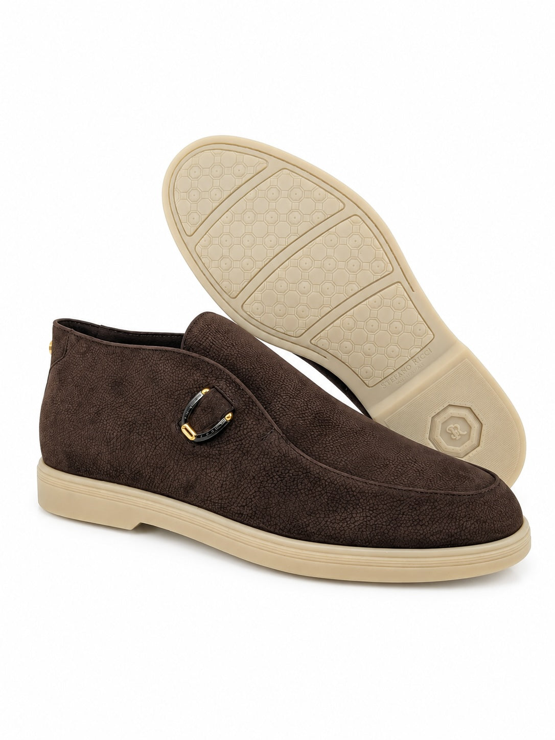 Brown Nubuck Leather Desert Boots