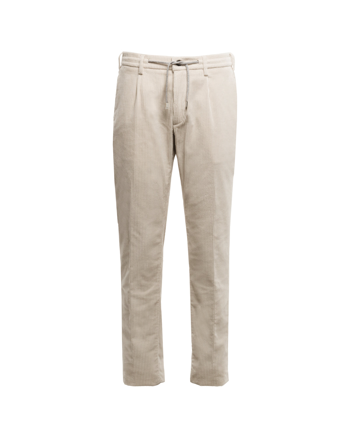CORDUROY TROUSERS WITH DRAWSTRING