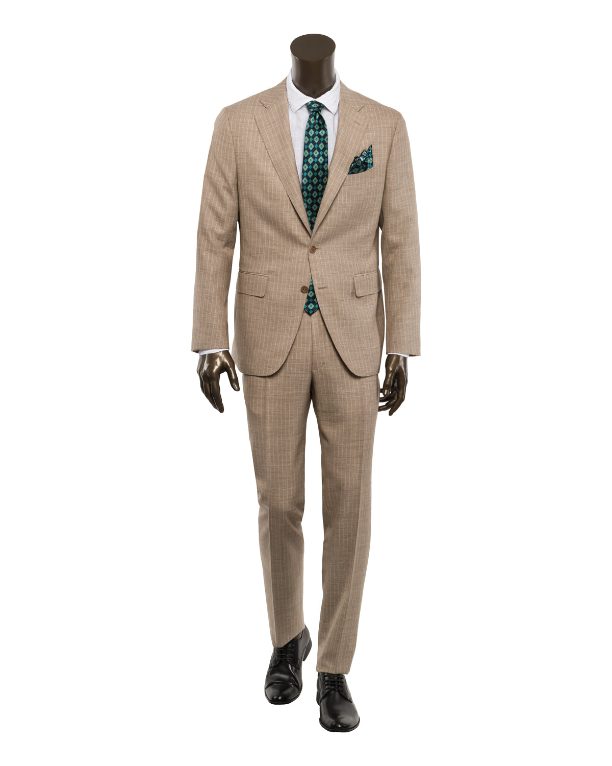 Pinstripe Two Button Suit
