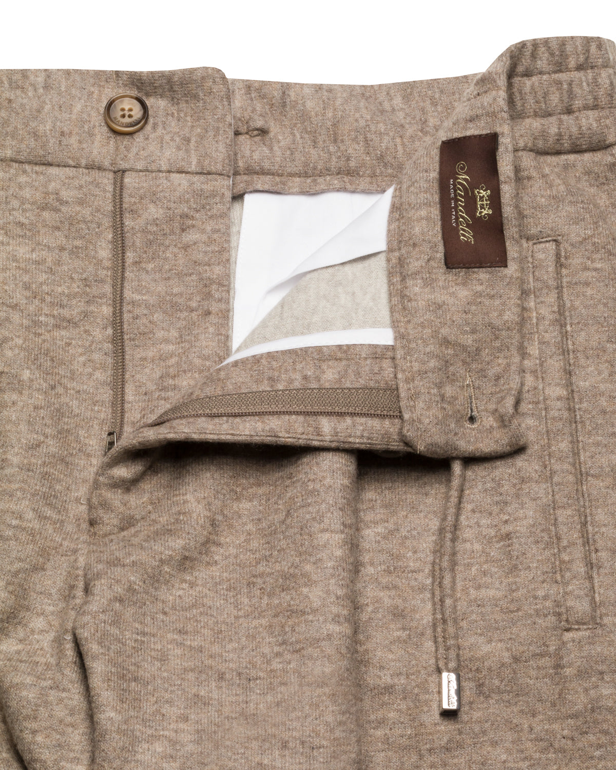 CASHMERE TROUSERS WITH DRAWSTRING