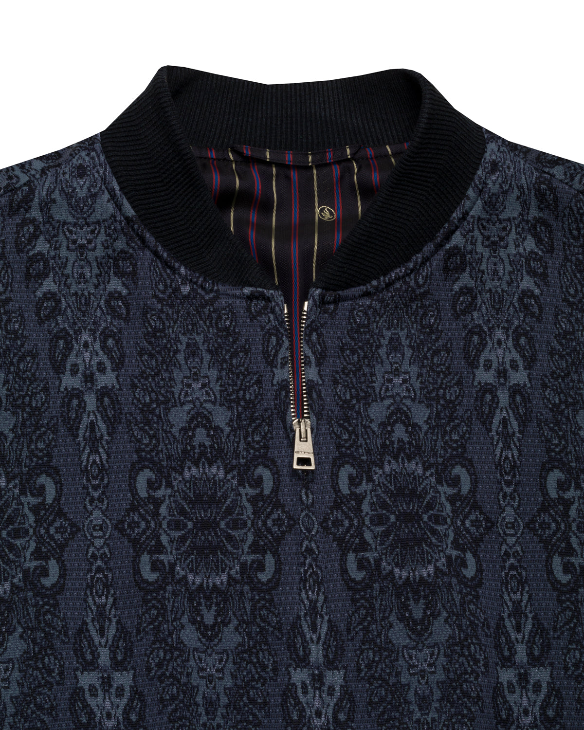 Cotton Jacquard Bomber Jacket