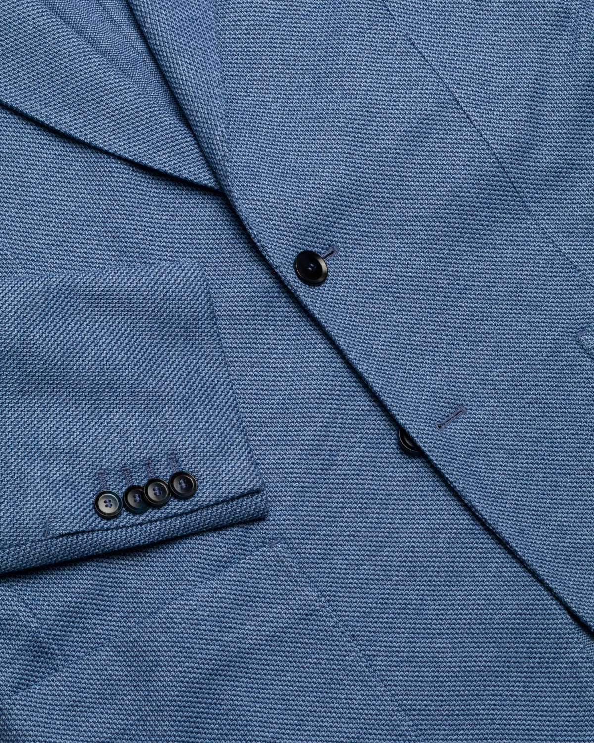 Two Button Silk Wool Blend Jacket