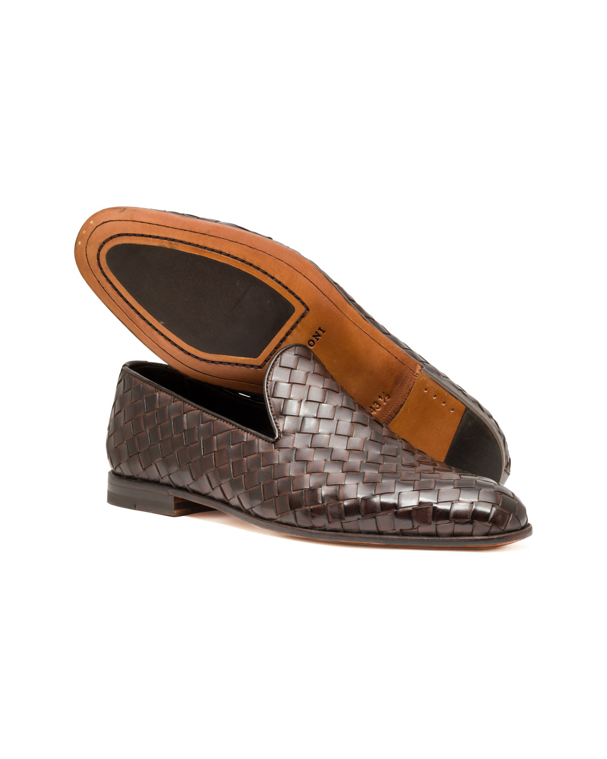 Braided Leather Loafers