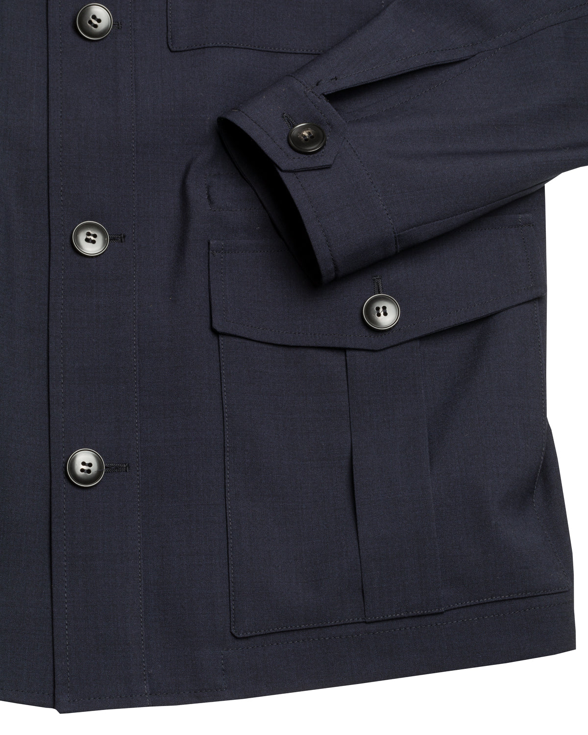 Overshirt Wool Blend Suit
