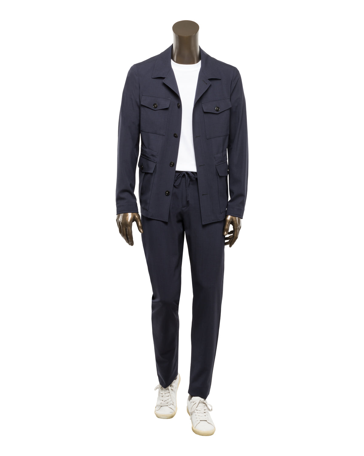 Overshirt Wool Blend Suit