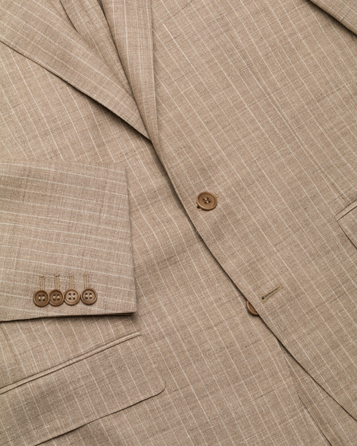 Pinstripe Two Button Suit