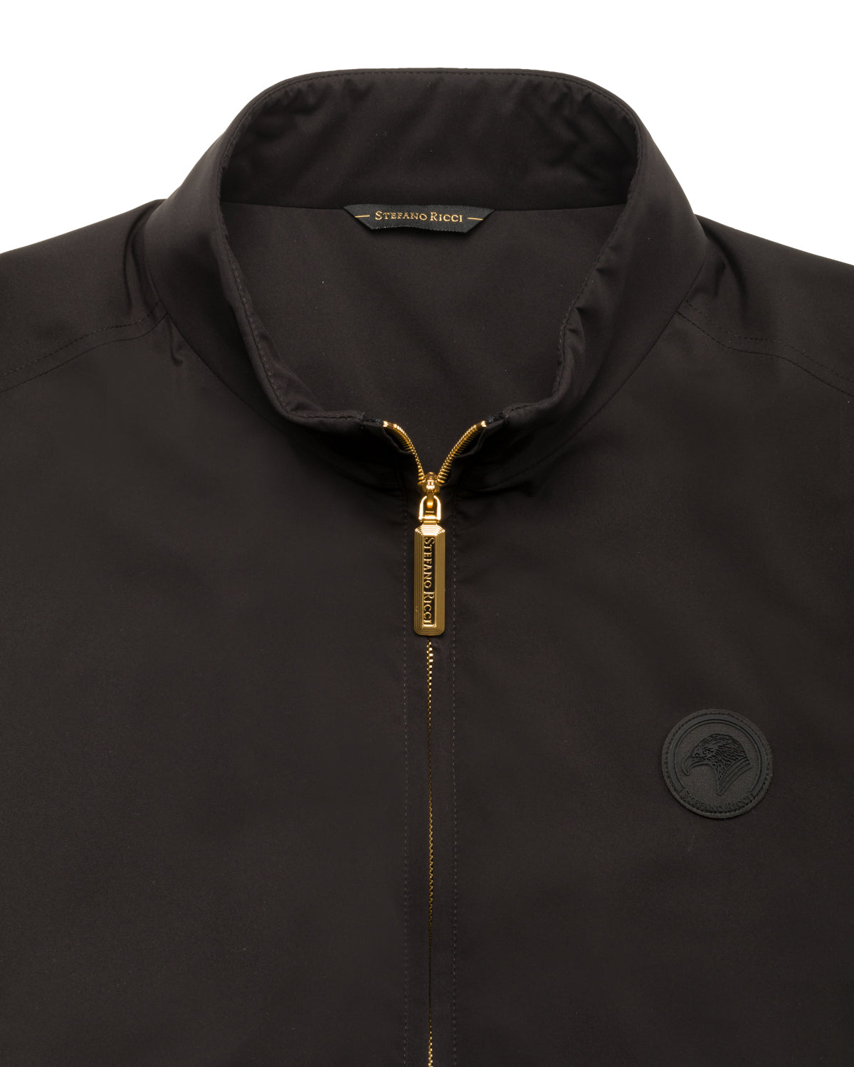 Polyester Blouson Jacket Stand Collar