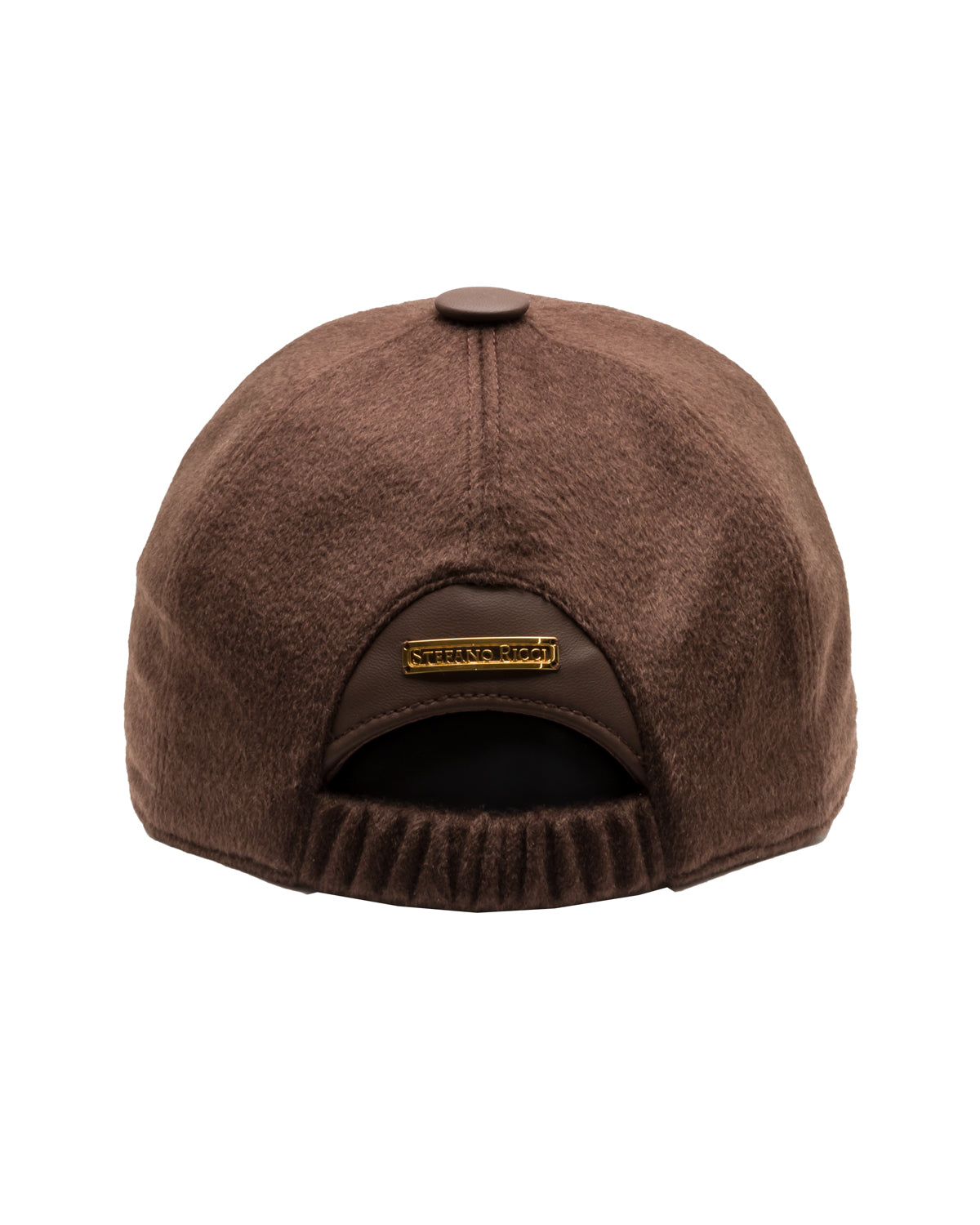 Wool Cap with leather brim