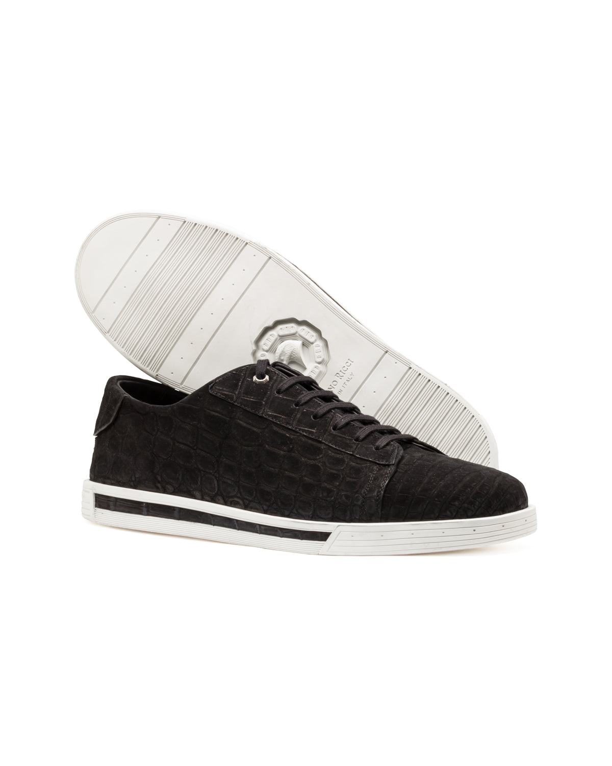 Crocodile Leather Sneakers