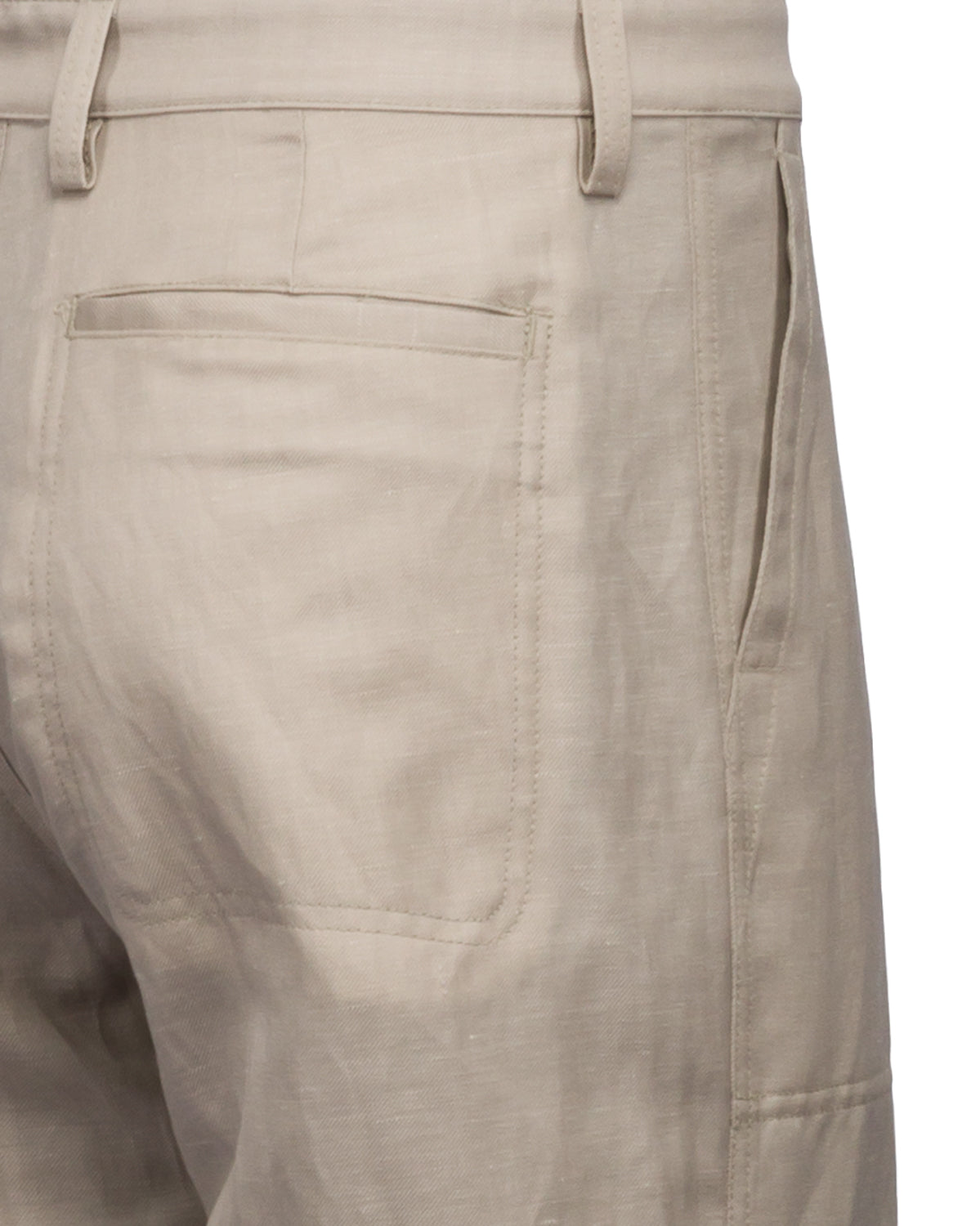 Wool Linen Trousers Slim Fit