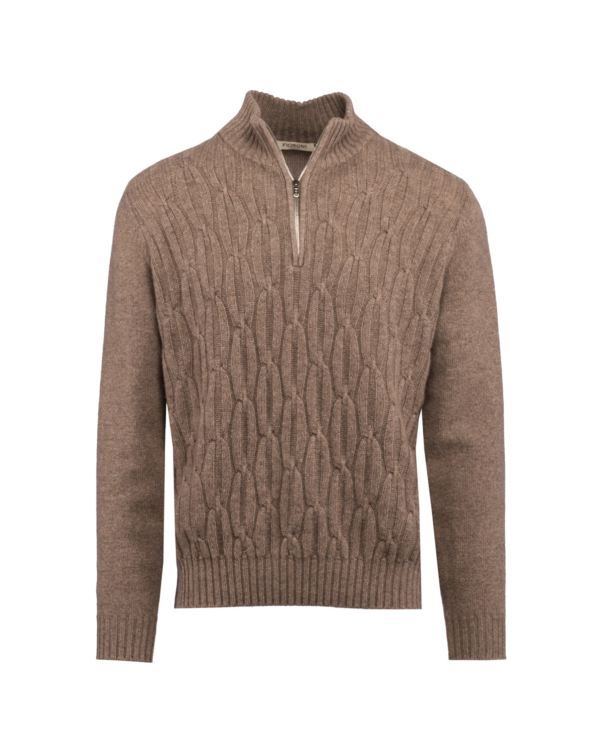 CASHMERE HALF ZIP SWEATER