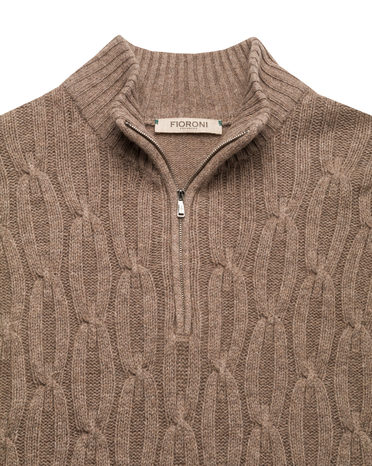 CASHMERE HALF ZIP SWEATER