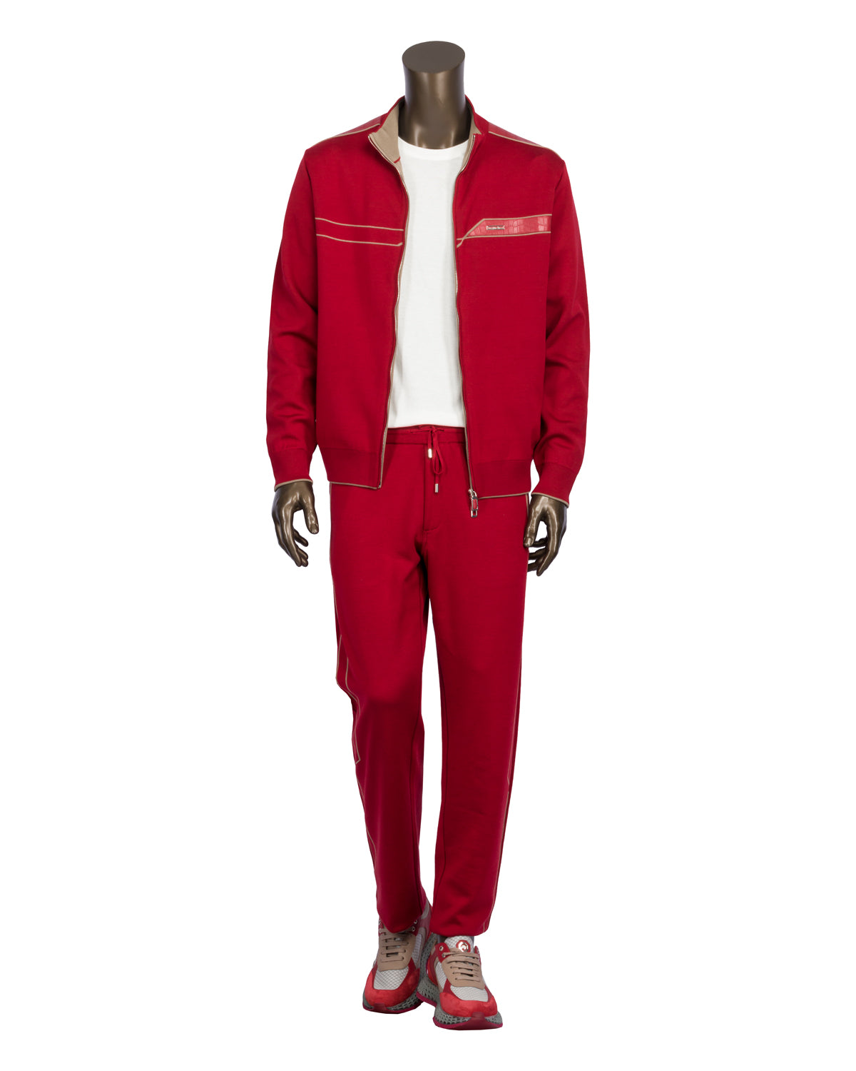 Tracksuit Red with Zip