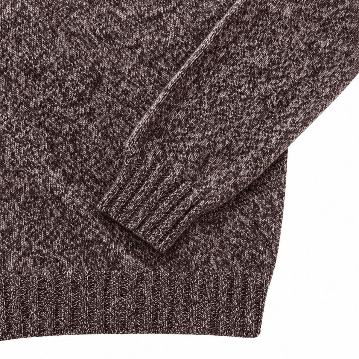 Merino-Alpaka-Strickpolo mit halbem Reißverschluss
