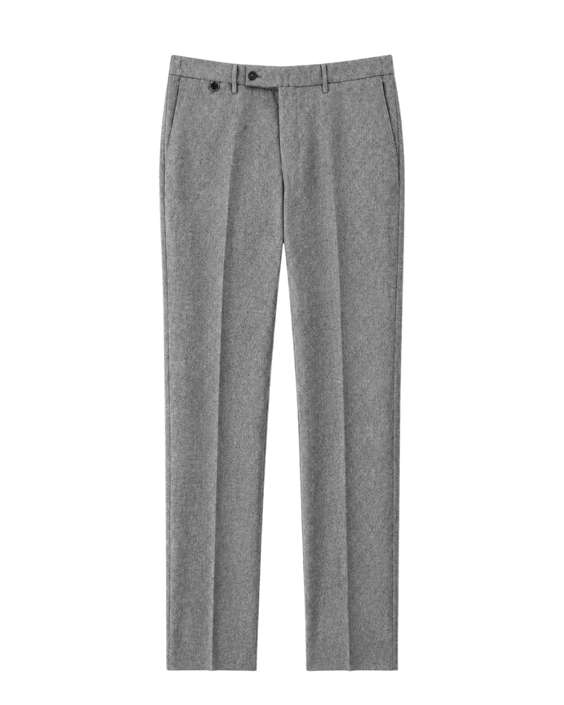Grey E-Slim Fit Virgin Wool-Cashmere Trousers